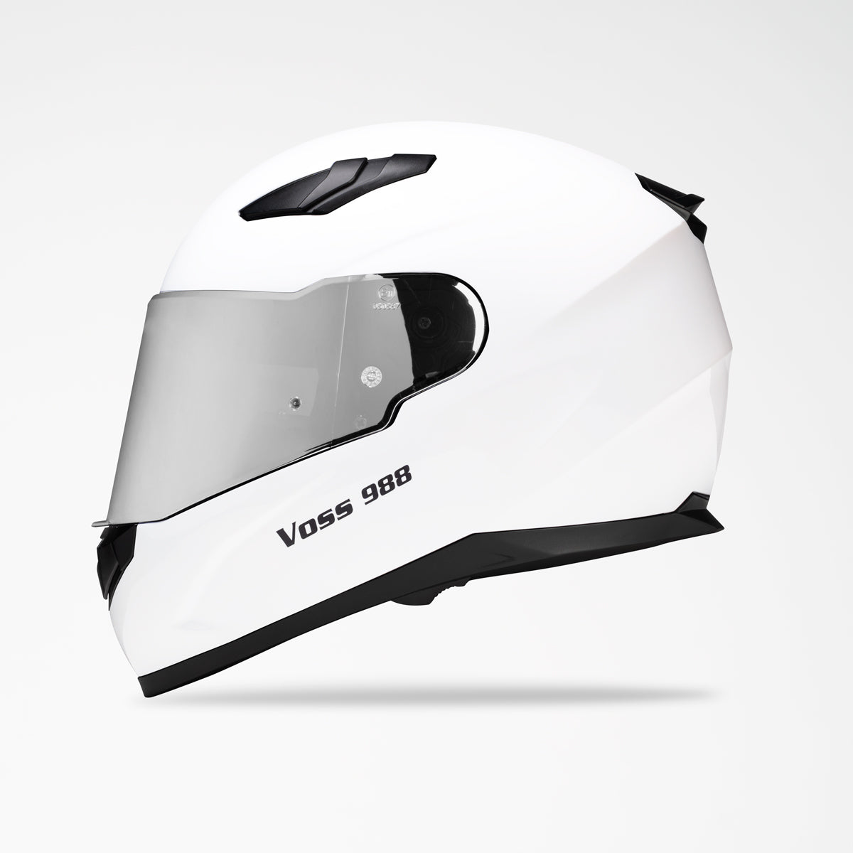 Voss 988 Moto-1 Gloss White Helmet