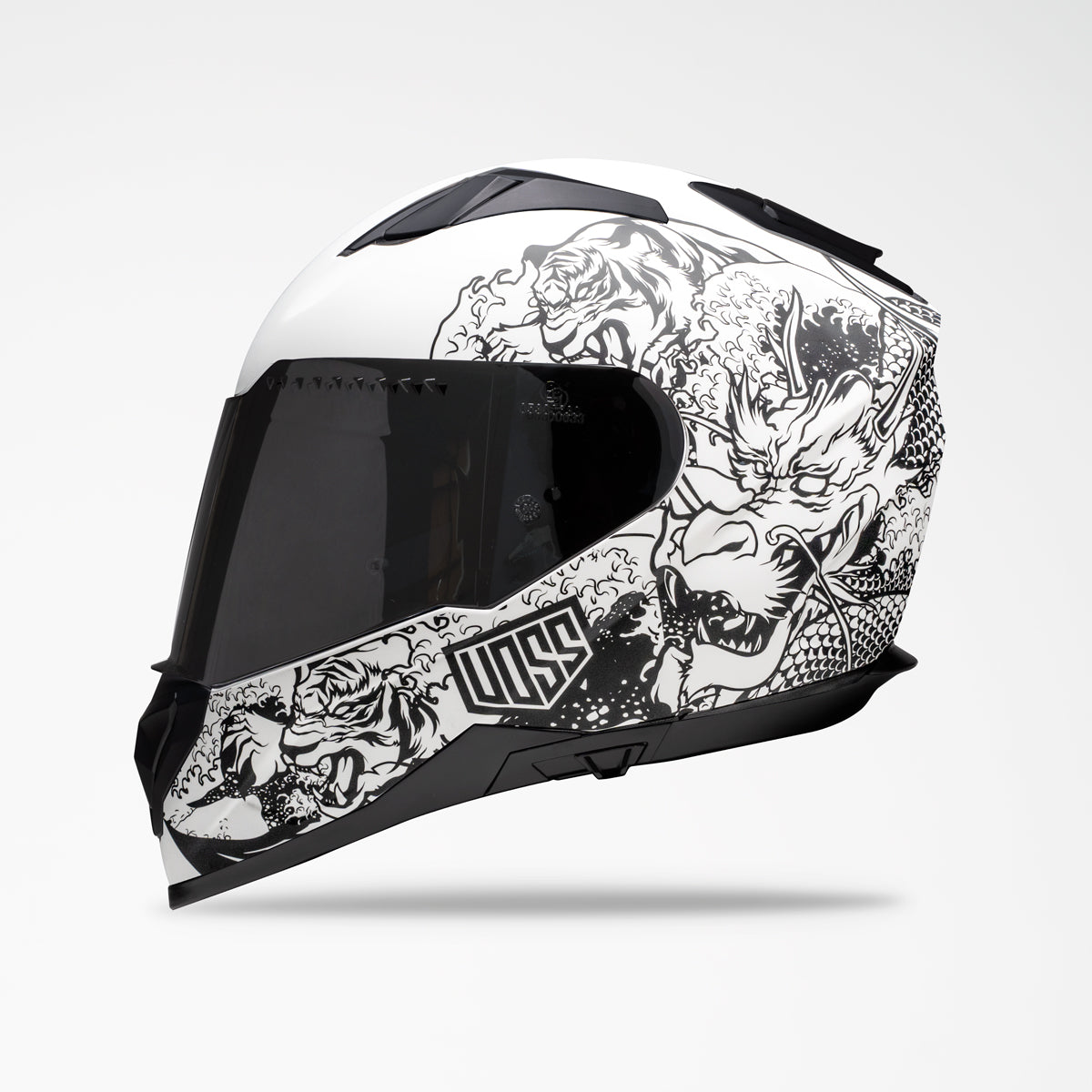 Voss 989 Moto-V White Rei Helmet