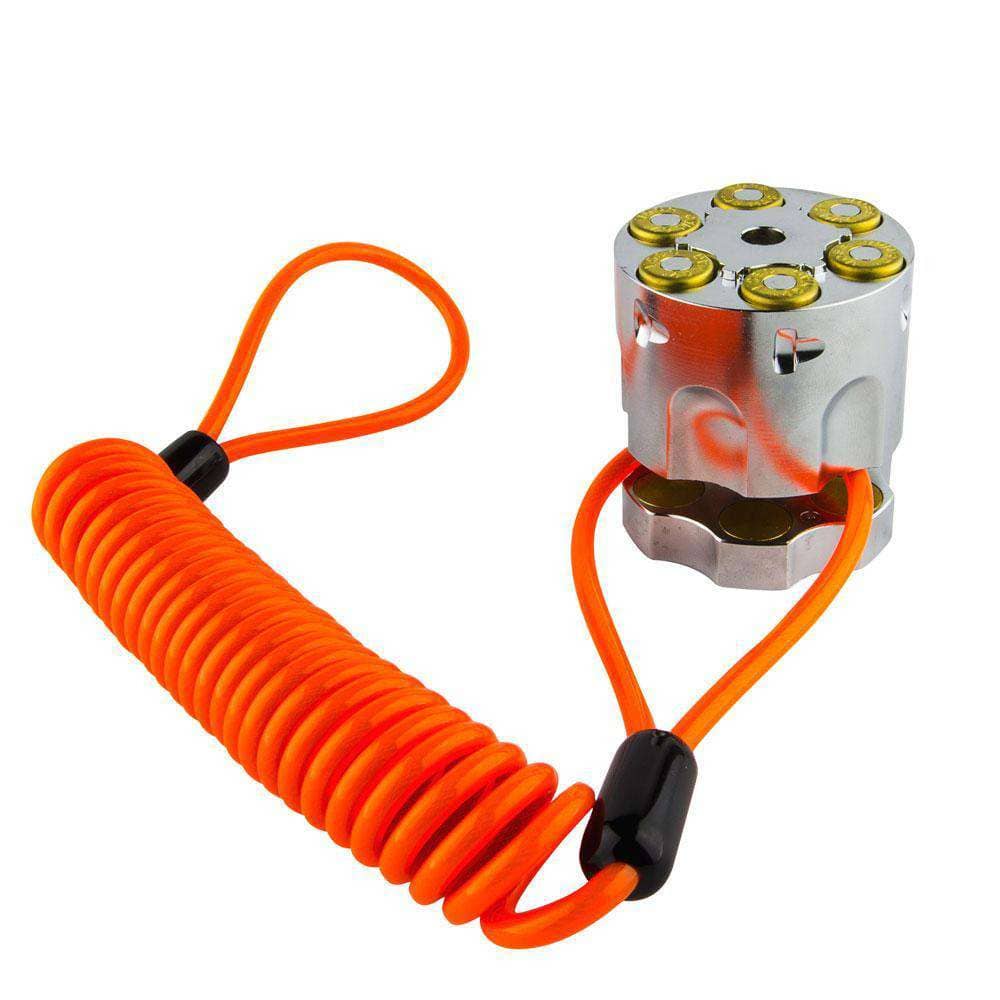 ORANGE BUNGEE REMINDER CABLE FOR DISC LOCK - Voss Helmets