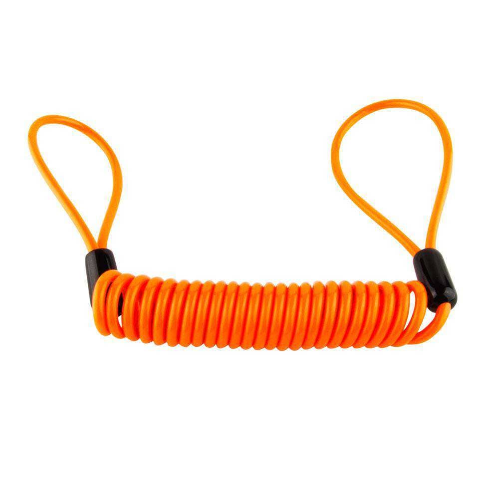 ORANGE BUNGEE REMINDER CABLE FOR DISC LOCK - Voss Helmets
