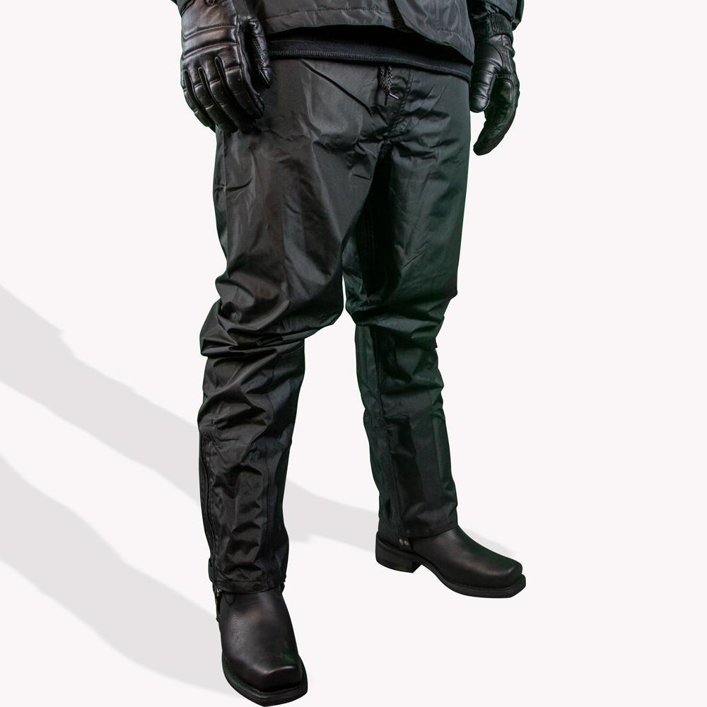 VOSS V3 STORM SYSTEM RAINGEAR BLACK PANTS - Voss Helmets