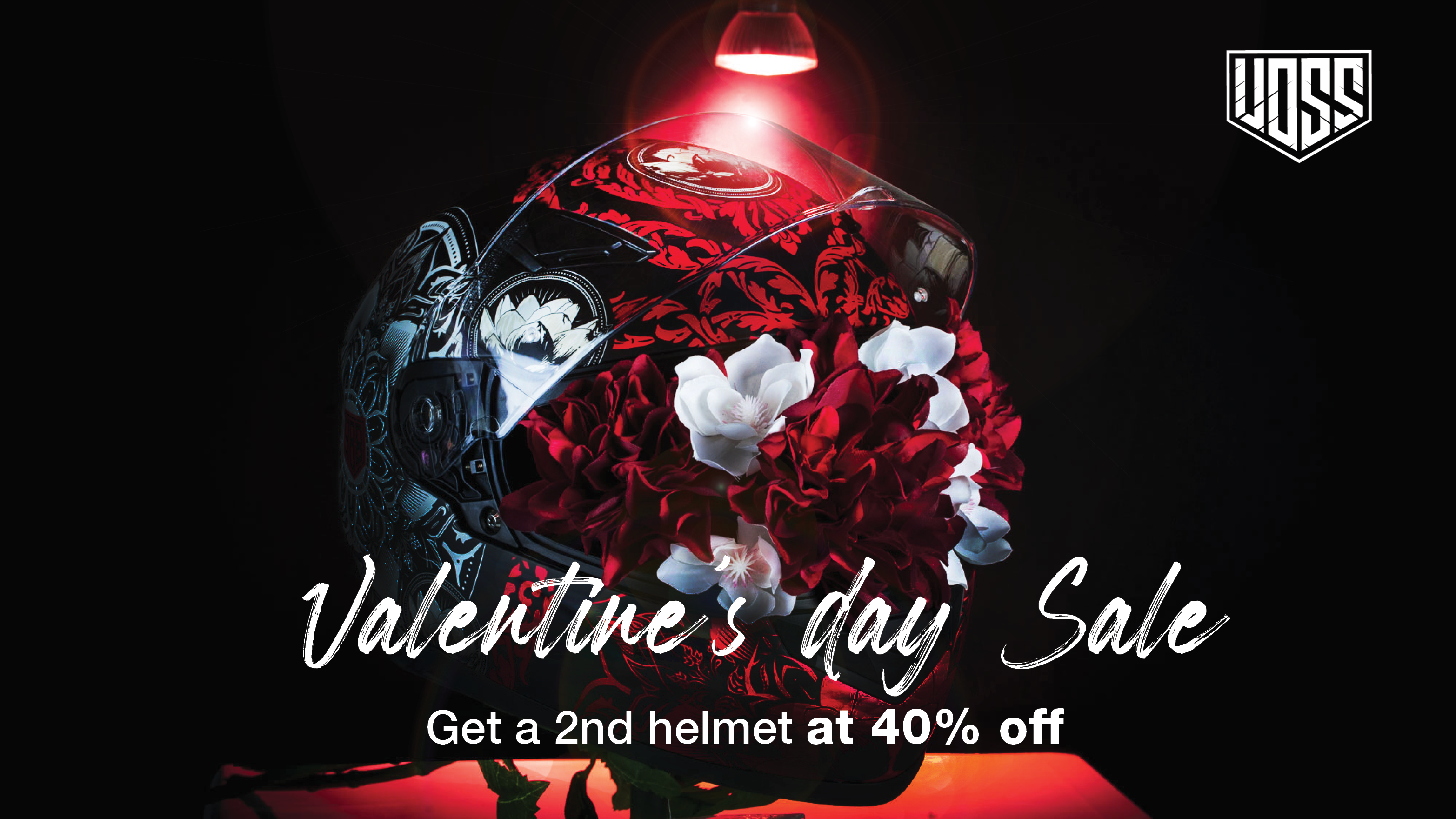 Voss helmets Valentine's day sale