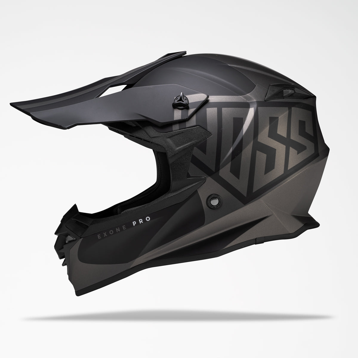 VOSS 801 X1 PRO DIRT TRIPLE BLACK HELMET - Voss Helmets