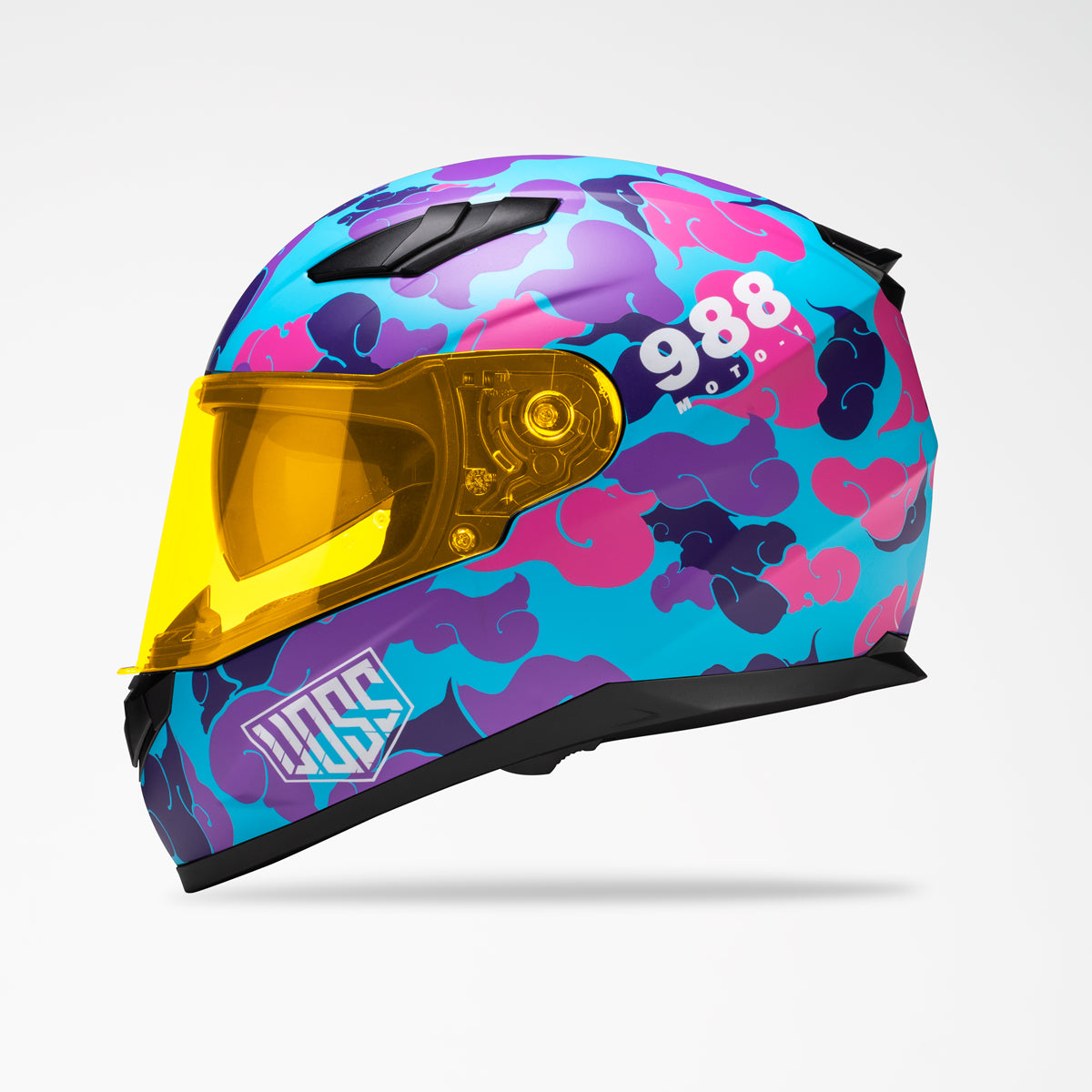 Voss 988 Moto-1 Pink Camo Helmet