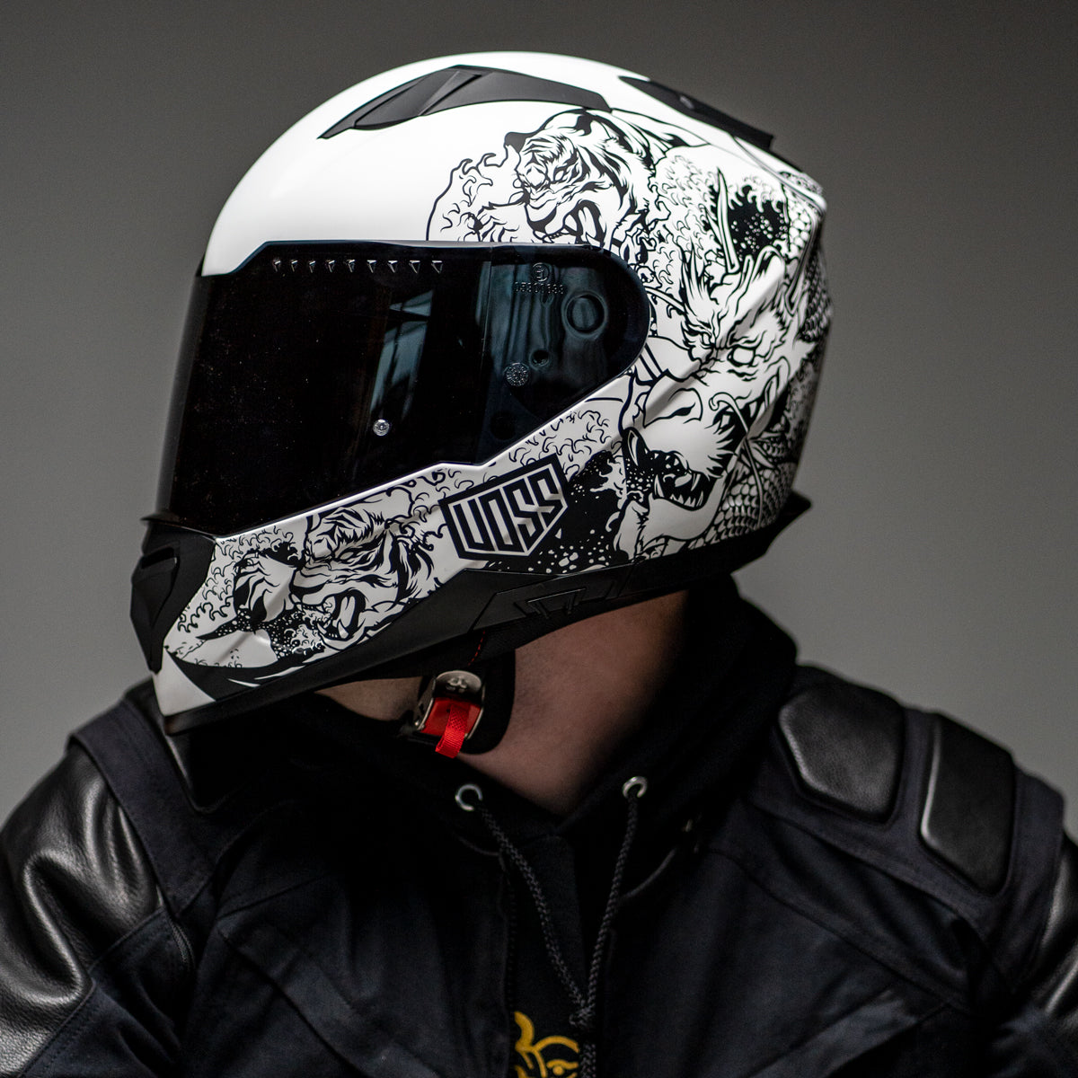 Voss 989 Moto-V White Rei Helmet