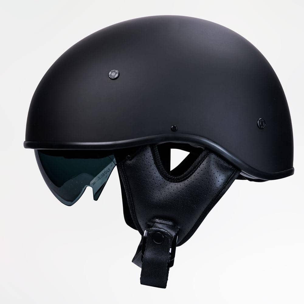 Voss 707Frp Cruise Matte Black Half Helmet