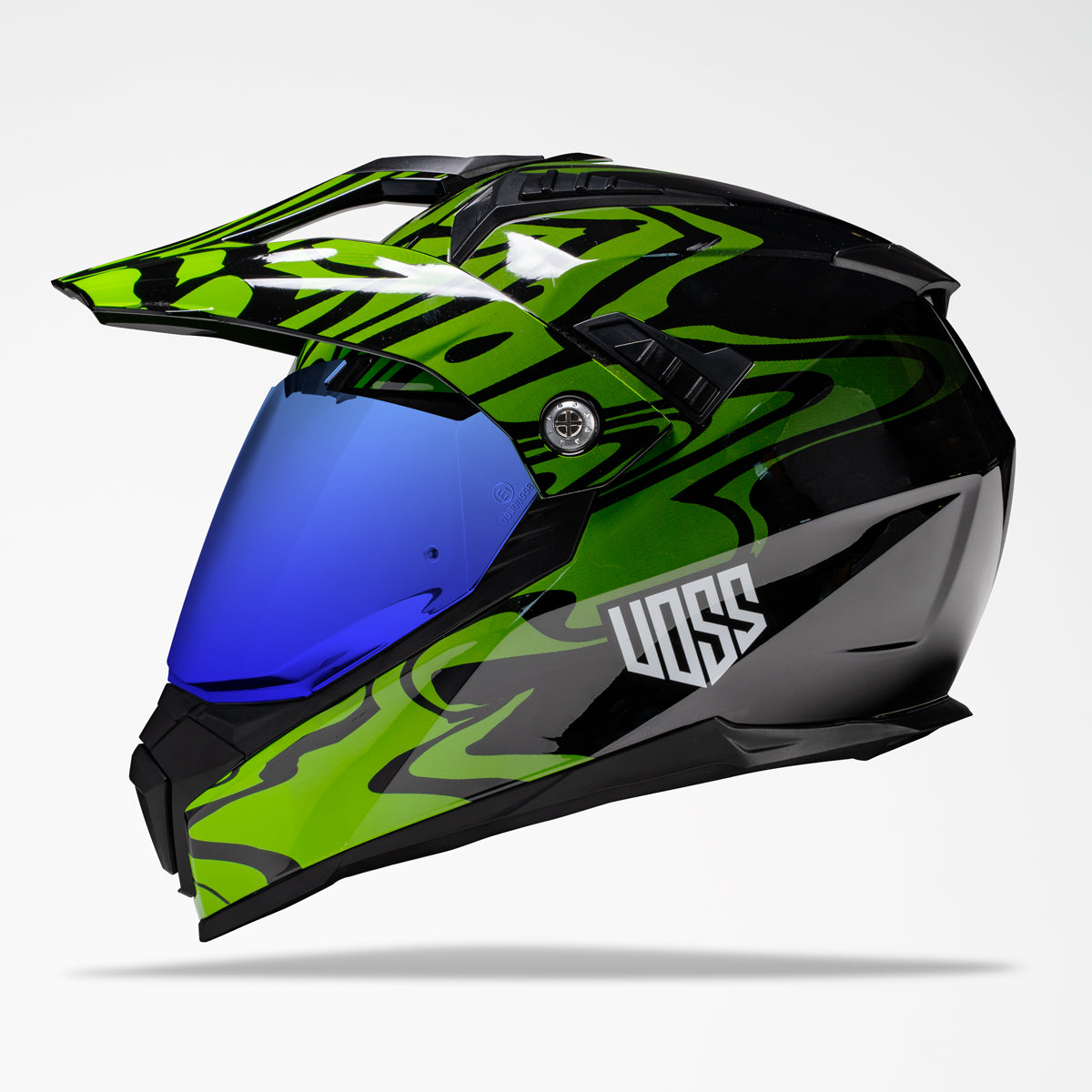 Voss D2 Dual Sport Slick Helmet