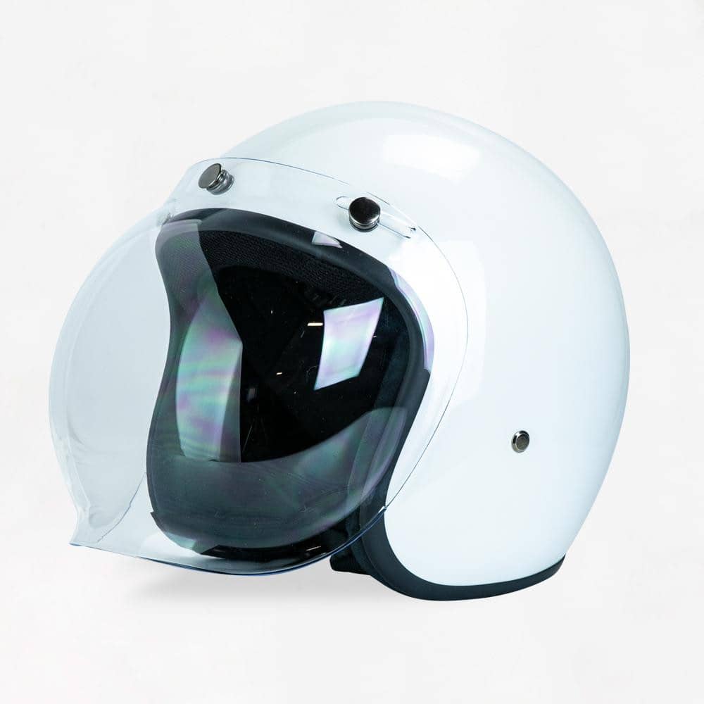 VOSS 501 BOBBER PEARL WHITE HELMET - Voss Helmets